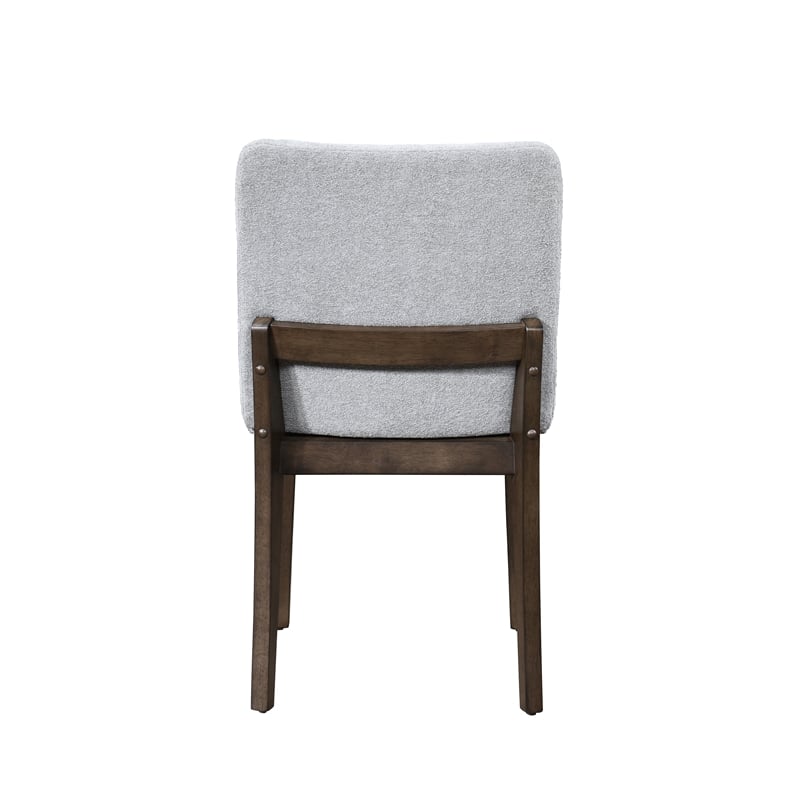 Pemberly Row Upholstered Dining Chairs in Gray (Set of 2)