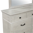 Pemberly Row 4Pc Wood Queen Bedroom Set with Chest in Gray Pine