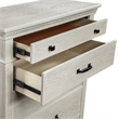 Pemberly Row 4Pc Wood Queen Bedroom Set with Chest in Gray Pine