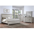 Pemberly Row 4Pc Wood Queen Bedroom Set with Chest in Gray Pine