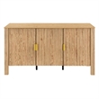 Pemberly Row Wood Sideboard/TV Console in Natural Oak Finish