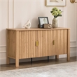 Pemberly Row Wood Sideboard/TV Console in Natural Oak Finish