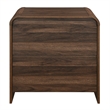 Pemberly Row Walnut Wood 2-Drawer End Table Set