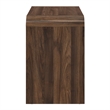 Pemberly Row Walnut Wood 2-Drawer End Table Set
