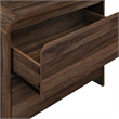 Pemberly Row Walnut Wood 2-Drawer End Table Set