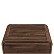 Pemberly Row Walnut Wood 2-Drawer End Table Set