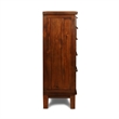 Pemberly Row 3-Pc Wood Bedroom Set with Chest in Chestnut