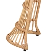 Pemberly Row Araceli S-Curve Console Table with Laminated Rattan Top