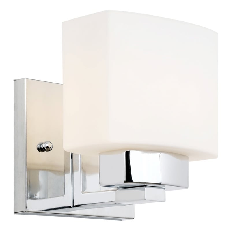 Pemberly Row 1-Light Stainless Steel Wall Sconce in Polished Chrome