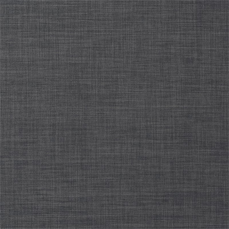 Pemberly Row Linen Upholstered Twin Platform Bed with Nail Head Trim