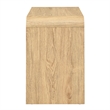 Pemberly Row Set of 2 End Tables with Natural Finish and Storage Drawers