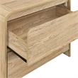 Pemberly Row Set of 2 End Tables with Natural Finish and Storage Drawers