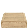 Pemberly Row Set of 2 End Tables with Natural Finish and Storage Drawers