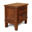 Pemberly Row 3-Piece Wood Bedroom Set with Chestnut Dresser
