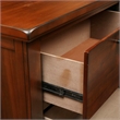 Pemberly Row 3-Piece Wood Bedroom Set with Chestnut Dresser