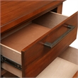 Pemberly Row 3-Piece Wood Bedroom Set with Chestnut Dresser