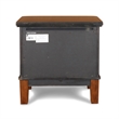 Pemberly Row 3-Piece Wood Bedroom Set with Chestnut Dresser
