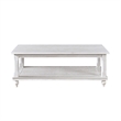 Pemberly Row 3-Piece Distressed White Pine Occasional Table Set