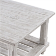 Pemberly Row 3-Piece Distressed White Pine Occasional Table Set