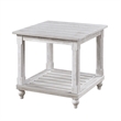 Pemberly Row 3-Piece Distressed White Pine Occasional Table Set