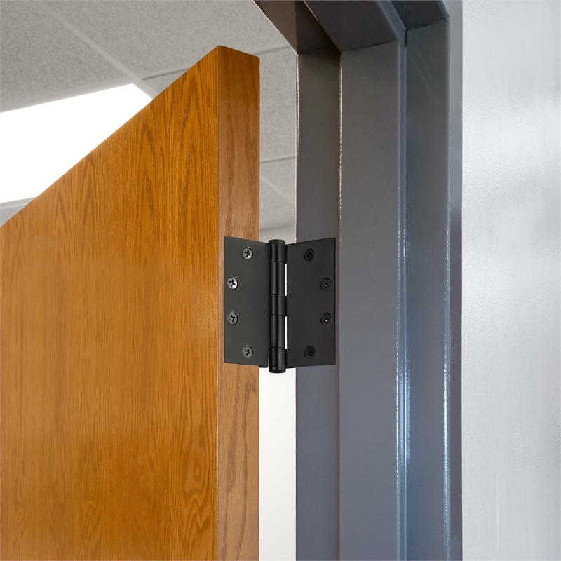 Pemberly Row Stainless Steel Door Hinge in Oil Rubbed Bronze 4.5 in 9-Pack