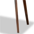 Pemberly Row Walnut Rectangular Rubberwood Dining Table for 4 Seats