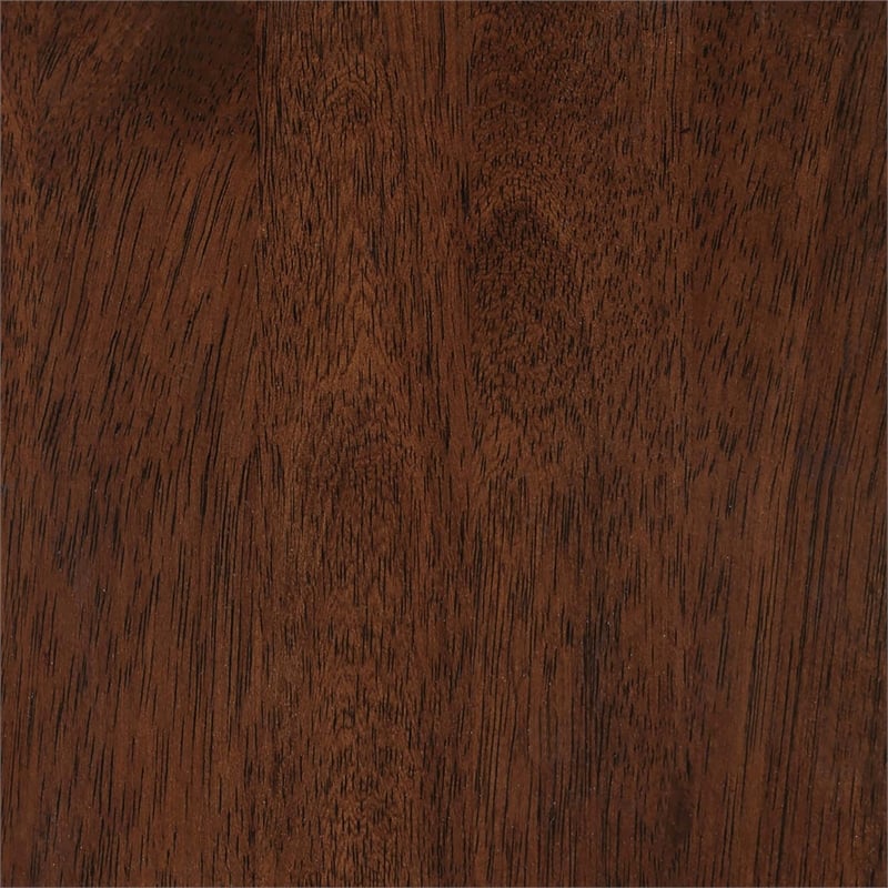 Pemberly Row Spindle Table in Espresso Finish with Round Top