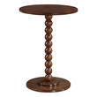Pemberly Row Spindle Table in Espresso Finish with Round Top