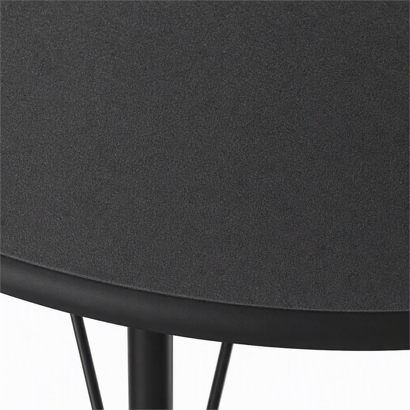 Pemberly Row 42 in Round Adjustable Laminate Wood Activity Table