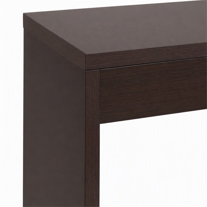 Pemberly Row Northfield Entryway Hall Table in Espresso Finish