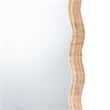 Pemberly Row Full-Length Floor Mirror with Handwoven Natural Rattan Frame