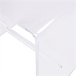 Pemberly Row 20 in Rectangular Acrylic Side Table in Clear Finish