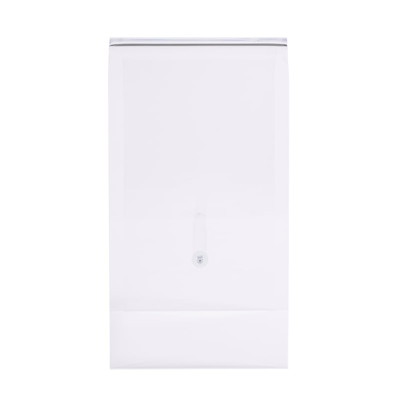 Pemberly Row 20 in Rectangular Acrylic Side Table in Clear Finish