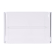 Pemberly Row 20 in Rectangular Acrylic Side Table in Clear Finish