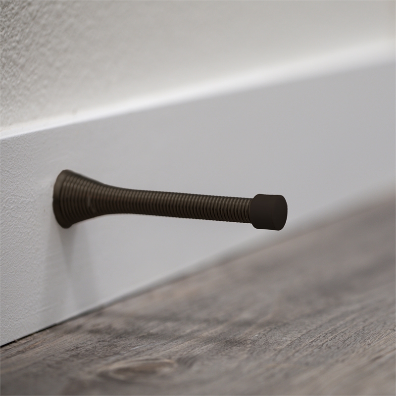 Pemberly Row Pack of 20 Spring Door Stops in Oil Rubbed Bronze