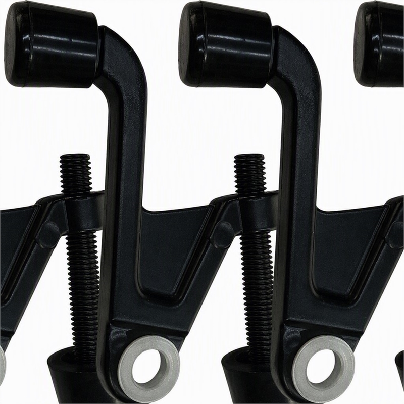 Pemberly Row Jumbo Hinge Pin Door Stop in Matte Black 10 Pack