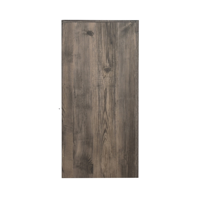 Pemberly Row 6-Drawer Dresser in MDF Wood with Greige Finish