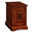 Pemberly Row Wood Mission End Table with Adjustable Shelf in Mission Oak