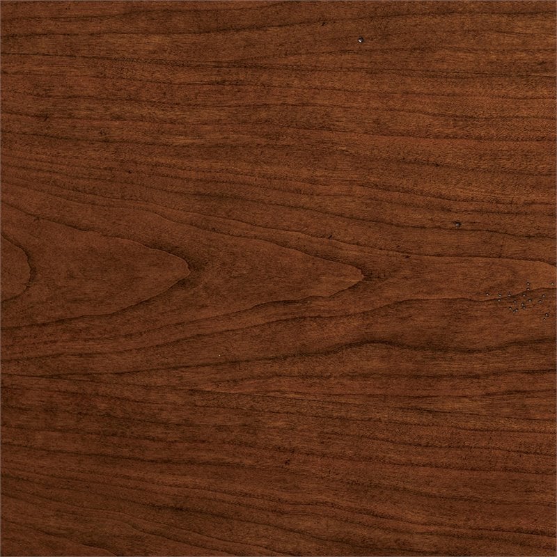 Pemberly Row Wood Coffee Table with Decorative Moldings in Burnished Cherry
