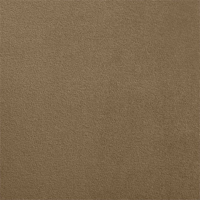 Pemberly Row Beige Velvet Performance Fabric Dining Chair Set of 2