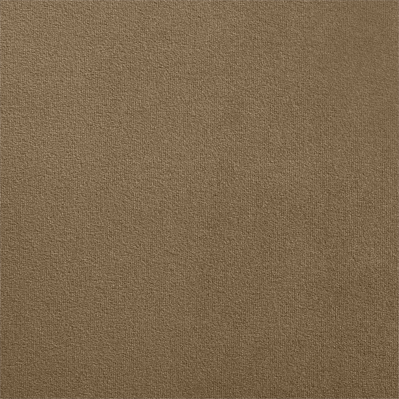Pemberly Row Beige Velvet Performance Fabric Dining Chair Set of 2