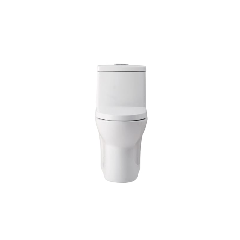 Pemberly Row 15 in Ceramic Elongated One-Piece Toilet White
