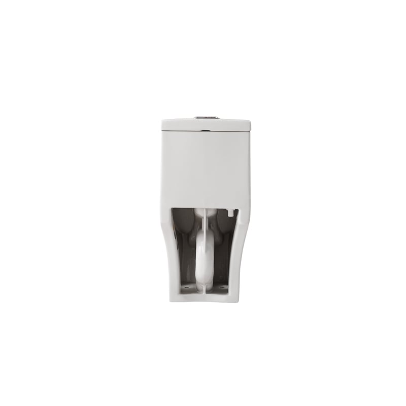 Pemberly Row 15 in Ceramic Elongated One-Piece Toilet White