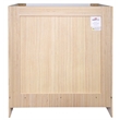 Pemberly Row 31-Inch Bathroom Vanity with Marble Top in White Finish