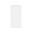 Pemberly Row Two Cubby Open Back Storage Cabinet in White Finish