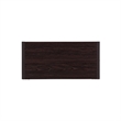 Pemberly Row Four Cubby Storage Cabinet with Open Back in Espresso Finish
