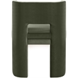 Pemberly Row Green Velvet Performance Fabric Dining Chair (Set of 2)
