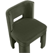 Pemberly Row Green Velvet Performance Fabric Dining Chair (Set of 2)