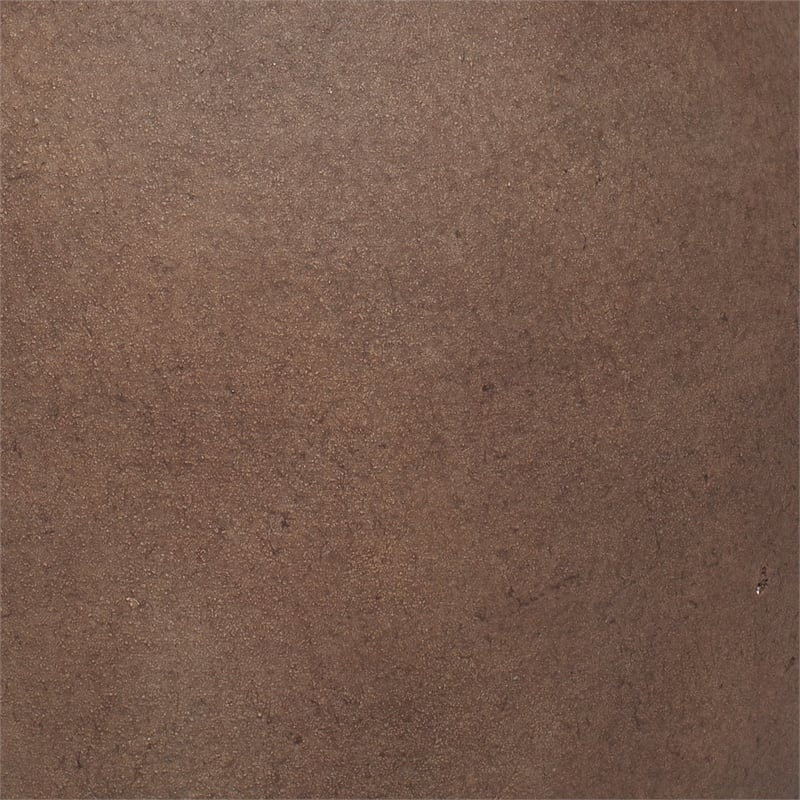 Pemberly Row Highland Decorative Ceramic Vase with Textured Finish in Brown