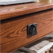 Pemberly Row Wood Coffee Table with Two-Drawer Storage in Russet Finish